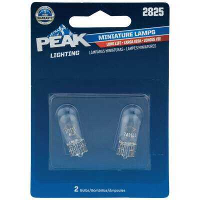 PEAK 2825 12V Mini Incandescent Automotive Bulb (2-Pack)