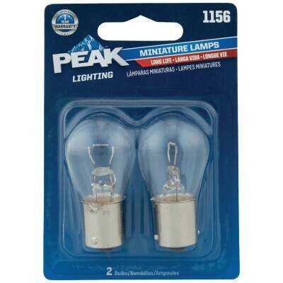 PEAK 1156 12.8V Mini Incandescent Automotive Bulb (2-Pack)